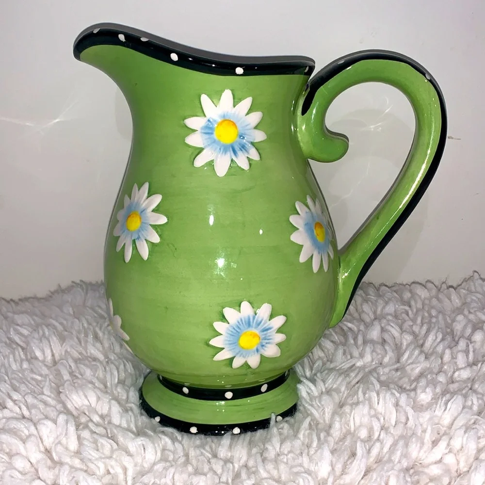 Pretty Ceramic Pitcher
